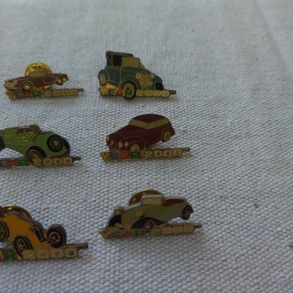 12 Year 2000s car lapel pins butterfly clasp 360 - Picture 5 of 6